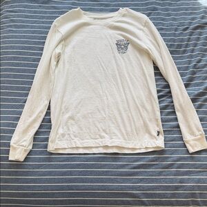 Vans White Long Sleeve Tee